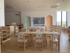 EMA fabbrica scuola materna mobili bambino in legno lettura sensoriale del bambino studio banco scuola bambini tavolo - Product Image 5