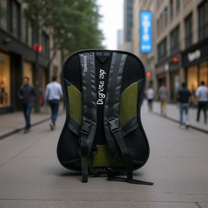 Mochila de Tela Negra Personalizada para Transporte de Equipos de Señalización Digital - Product Image 2