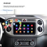 Autoradio Stéréo GPS Multimédia Android 2 DIN de 9 Pouces pour Volkswagen / VW / Polo / SEAT / Passat / Toledo
