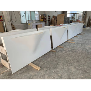 Lavabo de chaussures de salle de bain à surface solide blanc Lavabo en <span class=keywords><strong>pierre</strong></span> à surface solide utilisé pour la maison et l'hôtel - Product Image 6