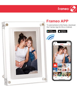 GB-AR-WT700 Marco de Fotos Digital WiFi de 7 Pulgadas y 1024x600 Píxeles con Aplicación Frameo, Compatible con Audio y Video - Product Image 3