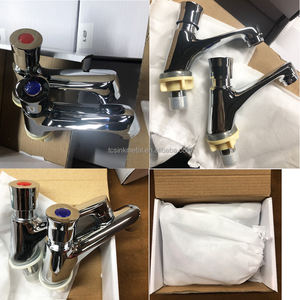 Robinet Moderne Sans Contact à Poignée Unique en Laiton avec Valve en Céramique K-400P pour Lavabos Commerciaux - Product Image 5