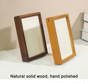 กรอบรูปไม้เนื้อแข็งแบบมุมโค้งมน ขายส่งจากโรงงาน ขนาด 6 7 <span class=keywords><strong>8</strong></span> 10 นิ้ว กรอบรูปคู่ กรอบรูปภาพ - Product Image 6