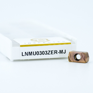 Lnmu0303ZER-MJ <span class=keywords><strong>CNC</strong></span> hai mặt cho ăn nhanh lnmu0303zer gia công thô thay thế máy phay chèn chèn cacbua - Product Image 2