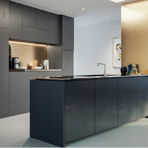 Armarios de cocina modulares brillantes y modernos de diseño libre fabricados en China a partir de 18 años, muebles de cocina de madera de calidad de fábrica - Product Image 6