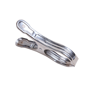 Pinzas <span class=keywords><strong>de</strong></span> metal <span class=keywords><strong>de</strong></span> acero inoxidable <span class=keywords><strong>de</strong></span> alta calidad para ropa, abrazadera <span class=keywords><strong>de</strong></span> edredón <span class=keywords><strong>de</strong></span> viento para ropa y bolsa para sala <span class=keywords><strong>de</strong></span> estar, armario y cocina - Product Image 1