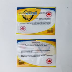 Pochette d'emballage personnalisée à faible MOQ pour leurres de pêche, appâts, hameçons, aliments, avec intérieur en feuille anti-huile - Product Image 6