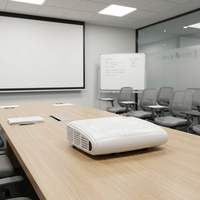 Projecteur laser DLP intelligent interactif FLYIN pour salle de classe et salle de conférence, ultra courte focale, vidéo 1080p, stéréo HIFI portable