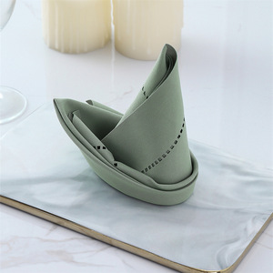 Tovaglioli in tessuto con bocca scavata in pizzo <span class=keywords><strong>di</strong></span> fascia alta ristorante Hotel con decorazioni per matrimonio - Product Image 5