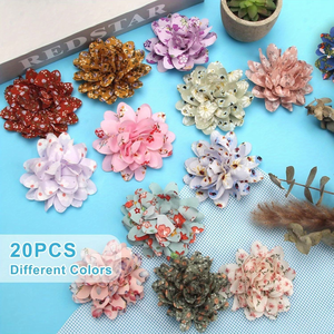 Luxury Polyester Floral Dog Collar Necklace Colorful Charms Custom Logo All-Season Decorative Pet Pendants for Retail - Product Image 5