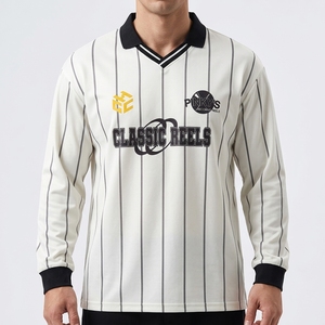 Kaos Sepak Bola Lengan Panjang Sublimasi Grafis Grosir Kustom, Kaos Latihan Performa Sepak Bola Unisex Pabrik - Product Image 2