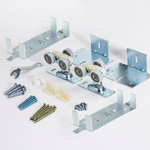 WEKIS Juego de Puertas Correderas de Acero Duradero con Sistema de Riel Oculto para Sala de Estar/Dormitorio/Habitación, Diseño Moderno para Exteriores - Product Image 5