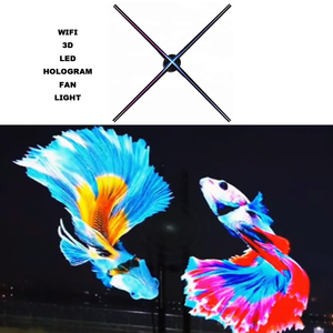 Botai 4 Lames 65cm 4k Publicité Brillant 3d Ventilateur Holographique Ventilateur Affichage Led 3d Hologramme Projecteur - Product Image 6