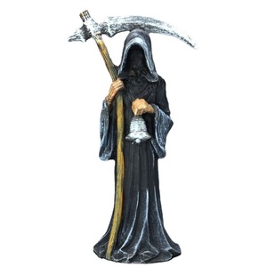 Regalos festivos <span class=keywords><strong>Hell</strong></span> Reaper adorno de resina Estatua de la Muerte Santa esculturas de Santa Muerte moldes de resina para la decoración del hogar de Halloween - Product Image 6
