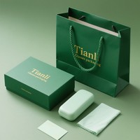 Luxus benutzer definierte Sonnenbrillen Fall Verpackung Box Set Kratzer wasserdichte Laminierung Papiertüten mit benutzer definierten Logo