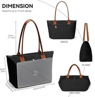 Sac fourre-tout pour femme en nylon avec poignée supérieure, grand sac à main à bandoulière avec fermeture éclair, sac de week-end pliable pour les loisirs