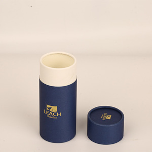 Envase de Cilindro de Papel Kraft de Lujo, Ecológico, Biodegradable y Reciclable, para Alimentos y Cosméticos, Caja de Tubo de Papel - Product Image 4