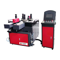 Machine de cintrage CNC 4 axes 30T, robuste et automatique, pour le profilage de profilés métalliques et l'art mural en métal.
