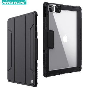 สําหรับ<span class=keywords><strong>iPad</strong></span> Air 13 2024 <span class=keywords><strong>Nillkin</strong></span>เกราะกันชนสไลด์เลนส์ดินสอFlipสมาร์ทหนังสําหรับ<span class=keywords><strong>iPad</strong></span> Pro 12.9 2020/2021/2022 - Product Image 1
