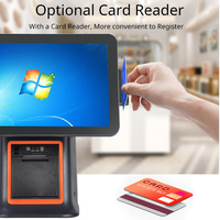 Système de point de vente tactile tout-en-un JSJ95, prise en charge multi-OS (Linux/Windows/Android), Bluetooth/Wi-Fi 6 pour les restaurants et les entreprises