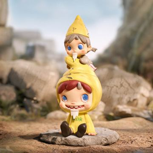 Penjualan terlaris asli POPMART Bubble Mart Polar Double keingintahuan Goblin ornamen kartu gantung hadiah - Product Image 4