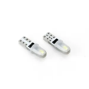 RCJ LED ışıkları T5 W3W 2SMD 3014 LED gösterge paneli ampuller 12V LED araba pano işıklar