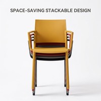 Fauteuil nordique en plastique durable, léger, empilable, résistant aux UV, pour mobilier de jardin, événements, mariages et location