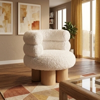 Fauteuil de maquillage design pour chambre féminine, tabouret à dossier tendance avec design rotatif