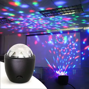 USB-Flash DJ-Lichter sprachaktivierter Ball bewegung retro DJ poj mini Kristall-Laser-LED-Bühnenlichter für Heim-DJ-Disco-Party