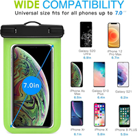 Prix d'usine, sac de téléphone portable étanche IPX8 en PVC, design sportif, compatible avec le ski, pochette pour téléphone portable
