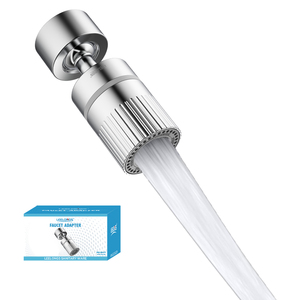 Adaptador de grifo de cocina de venta en línea caliente Leelongs adaptador de grifo giratorio de 360 ° extensor aireador con 2 modos de salida de agua - Product Image 1
