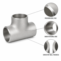 Collecteur hydraulique haute pression OEM personnalisé, directement d'usine, en acier au carbone forgé A105, conforme ASME B16.9, avec raccord en T réducteur soudé à la douille