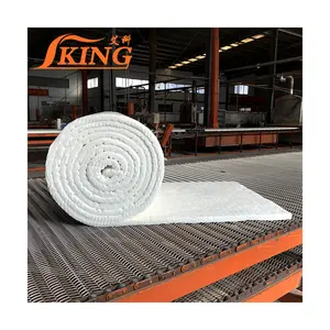 Nhà Máy Lọc Dầu KINGWOOL Chịu Lửa Công Nghiệp Sợi Gốm Nhôm Silicat Chịu Lửa 1260std