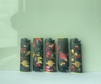 Briquet OEM portable en plastique à silex Allume-cigare de cuisine classique en métal Accessoire pour fumer jetable Logo personnalisé Cadeaux publicitaires
