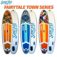 Ensemble de planche à pagaie gonflable avec pompe, aileron et accessoires premium, PVC 1,2 mm, étanche, écologique, SUP pour lacs, rivières, adultes