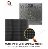 Module d'affichage LED SMD1919 P3.91 pour extérieur avec taux de rafraîchissement élevé 3840HZ, couleur pleine, 250x250mm