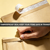 Enveloppe de protection robuste, imprimée sur mesure, nouvelle conception, sac d'expédition en papier kraft alvéolé personnalisé