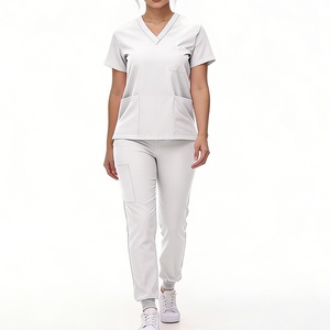<span class=keywords><strong>ชุด</strong></span>ยูนิฟอร์มแพทย์แบบปรับแต่งได้ <span class=keywords><strong>ชุด</strong></span>สครับคอวีสำหรับผู้หญิงและผู้<span class=keywords><strong>ชาย</strong></span> <span class=keywords><strong>ชุด</strong></span> 2 ชิ้น มีกระเป๋า <span class=keywords><strong>ชุด</strong></span>ยูนิเซ็กซ์สำหรับโรงพยาบาล แห้งเร็ว แฟชั่น Sehe - Product Image 3