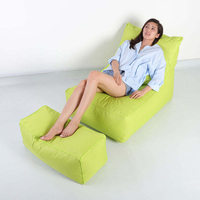 ISapromo cadeaux pas de charges pouf bouffée canapé paresseux Tatami canapé peau meubles étanche pouf chaises longues pouf housse de siège