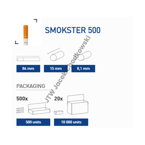 Smokster 500 đơn vị mỗi gói 1 hộp thường xuyên gói cao bán thấp moq giá rẻ thuốc lá ống không có thuốc lá - Product Image 2