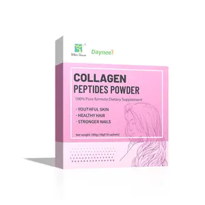Wholesale Private Label Herbal Extract Organic Women Beauty Detox Collagen Peptides Powder Drink Healthcare Dietary Supplements