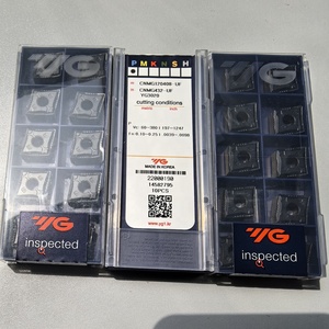 YG cnmg120408 UF yg3020 OEM tùy chỉnh tungsten carbide chèn vuông cho khai thác mỏ hrc45 PCD tráng bên ngoài công cụ chuyển - Product Image 4