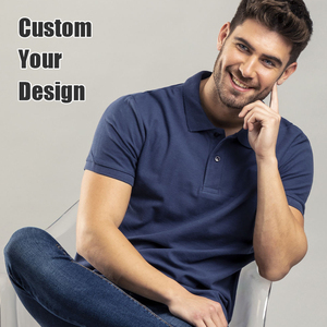 Camiseta polo de hombre de algodón y spandex de alta calidad al por mayor, diseño de camiseta de golf con logotipo impreso digital personalizado, camiseta polo bordada para hombre - Product Image 2