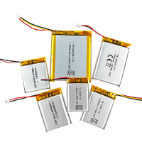 Échantillons Gratuits d'Usine, Batterie au Lithium Polymère Rechargeable 3.7V Personnalisée, Résistante aux Hautes et Basses Températures, pour Appareil Portable