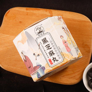 Píldora de sésamo negro con <span class=keywords><strong>arroz</strong></span> negro y frijoles Lycium Ruthenicum 108G TCM Hierbas para el crecimiento del cabello Fijación de color Embalaje en caja seca - Product Image 4