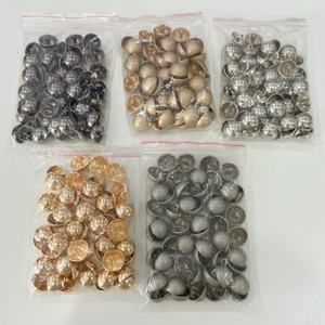 Wholesale High-grade Round Mushroom Zinc Alloy <strong>Button</strong> <strong>Metal</strong> <strong>Buttons</strong> for Suit Jacket Sweater - Product Image 6