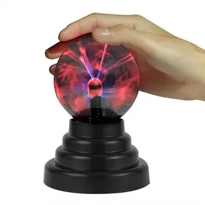 3/4/5/6 Inch Magische Plasma Ball Lamp Led Sfeer Nachtlampje Touch Control Glas Plasma Licht Slaapkamer Decor Kids Geschenken