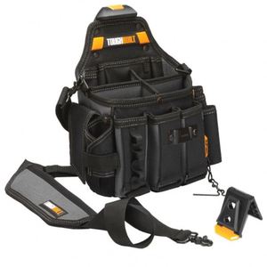 Ceinture porte-outils BSCI avec sangle réglable, sacoche porte-outils de construction avec support pour marteau pour charpentiers, grande capacité - Product Image 1
