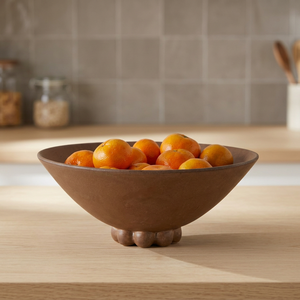 Corbeille à fruits décorative en bois d'acacia véritable, personnalisée, vintage, artisanale, polie, écologique, pour présentation sur comptoir, idéale pour les fêtes et les aliments. - Product Image 1