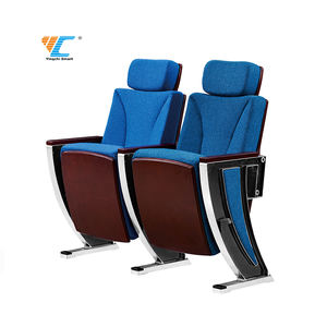 Chaises d'auditorium en tissu au design moderne 2024 avec porte-gobelets pour écoles, cinémas et églises – Fabriquées en Chine - Product Image 4